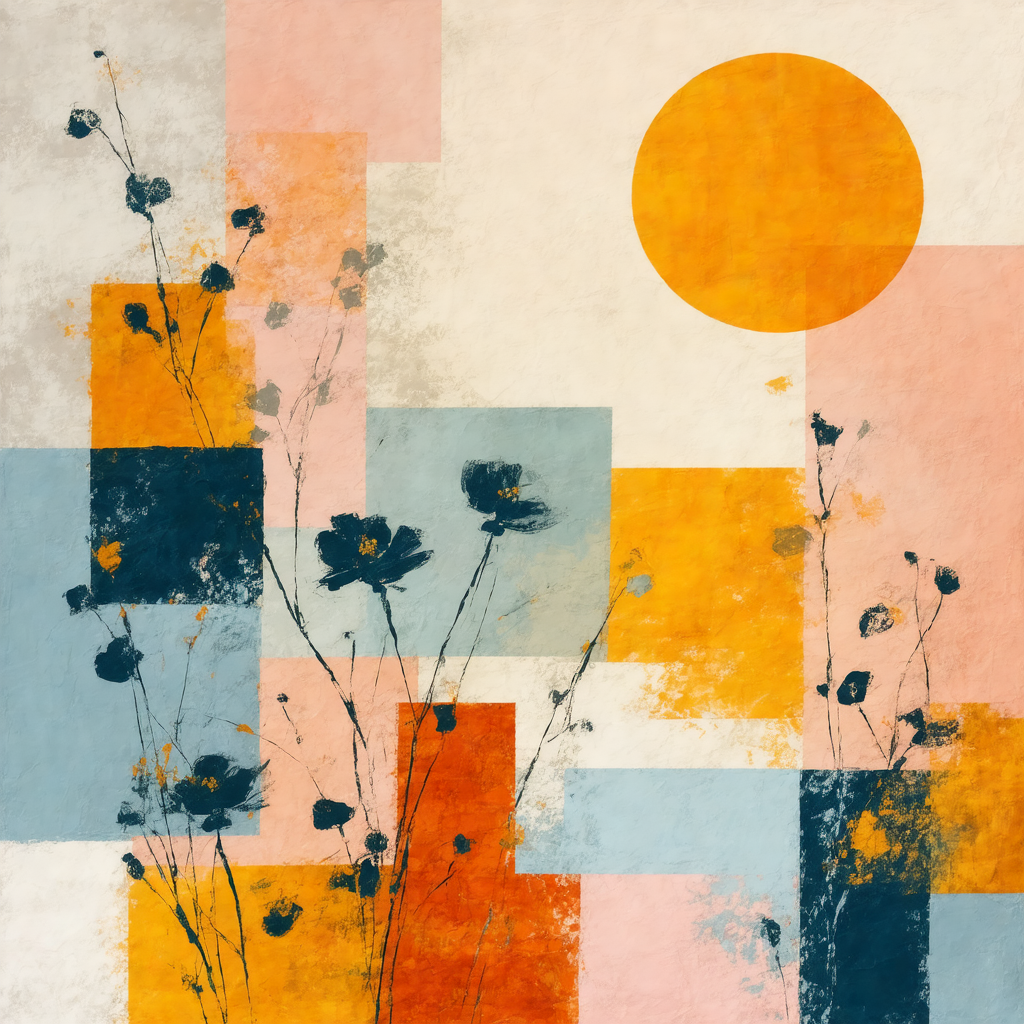 Blossoms in Geometric Harmony view 2