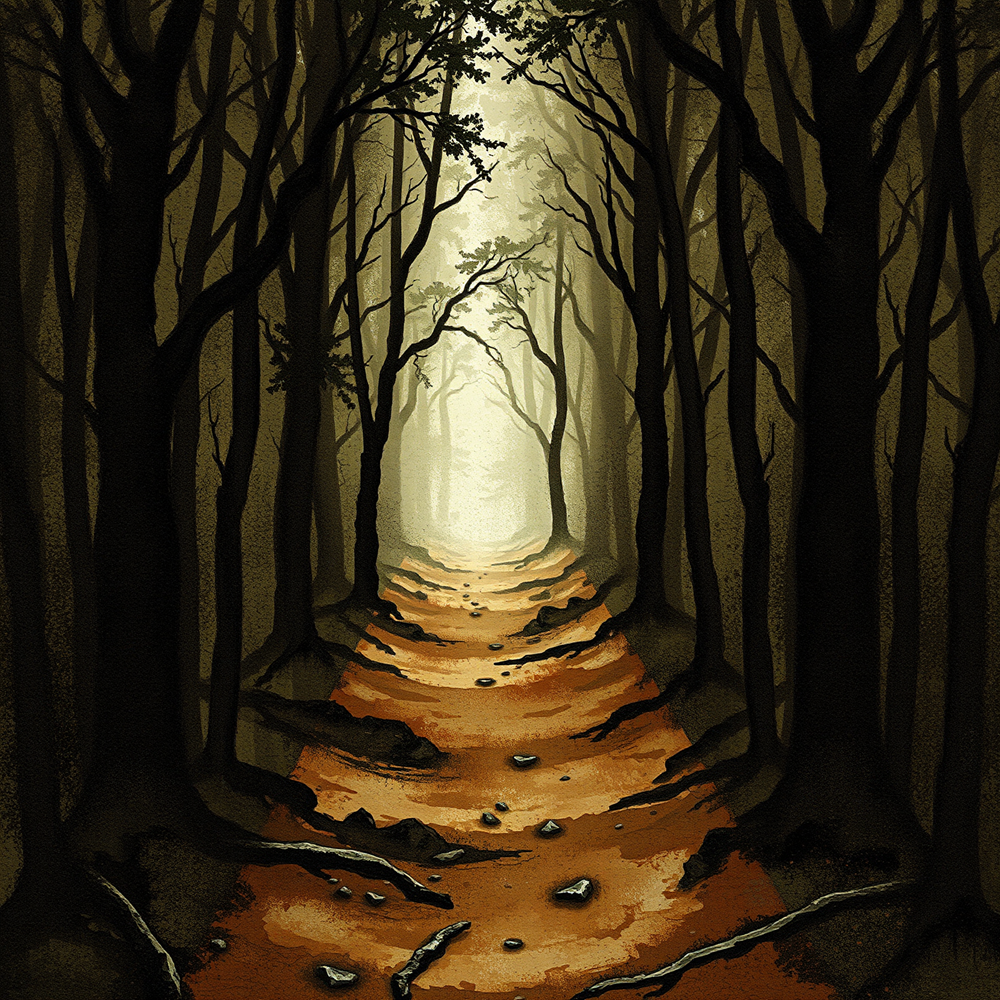 Pathway Through the Enchanted Woods view 2