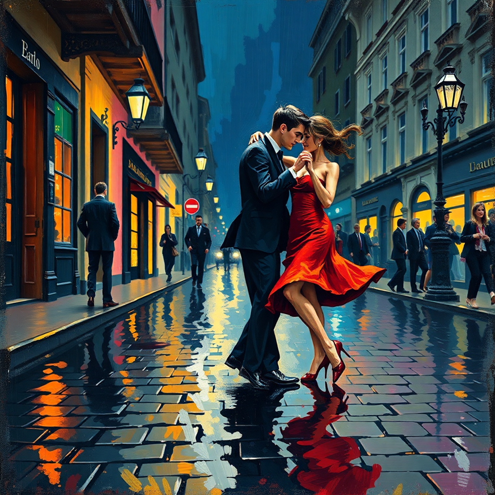Tango Under the Streetlights view 2