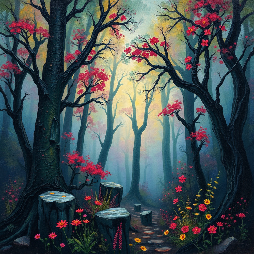 A Walk Among Whispering Trees view 2