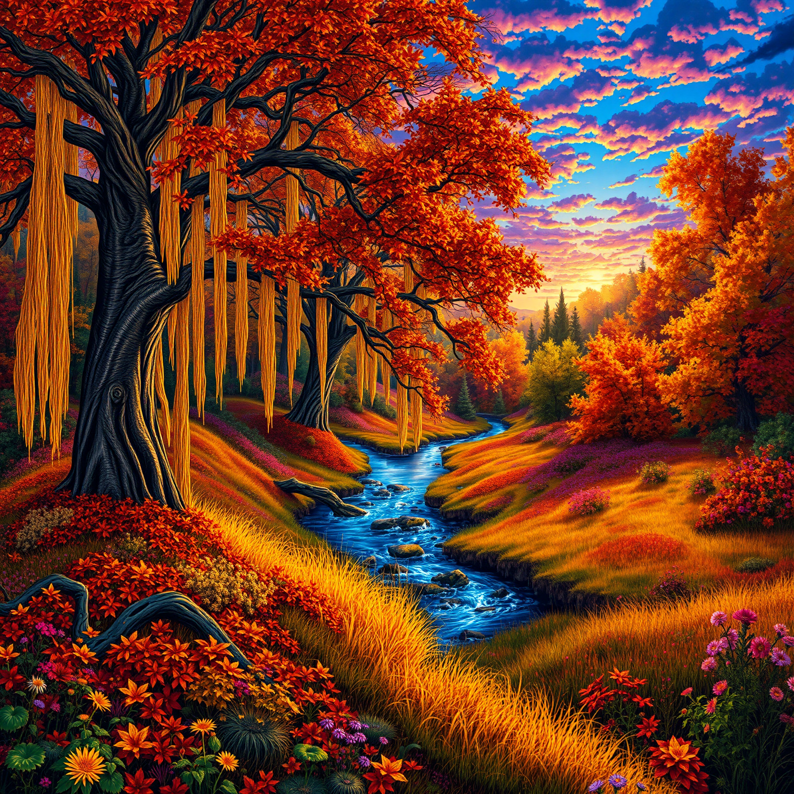 Autumnal Cascade view 2