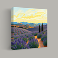 Fields of Lavender at Dusk thumbnail 1