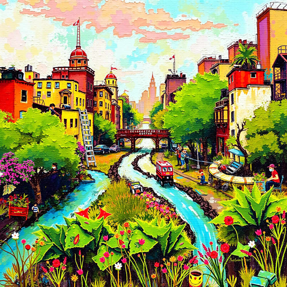 Urban Canals of Color view 2