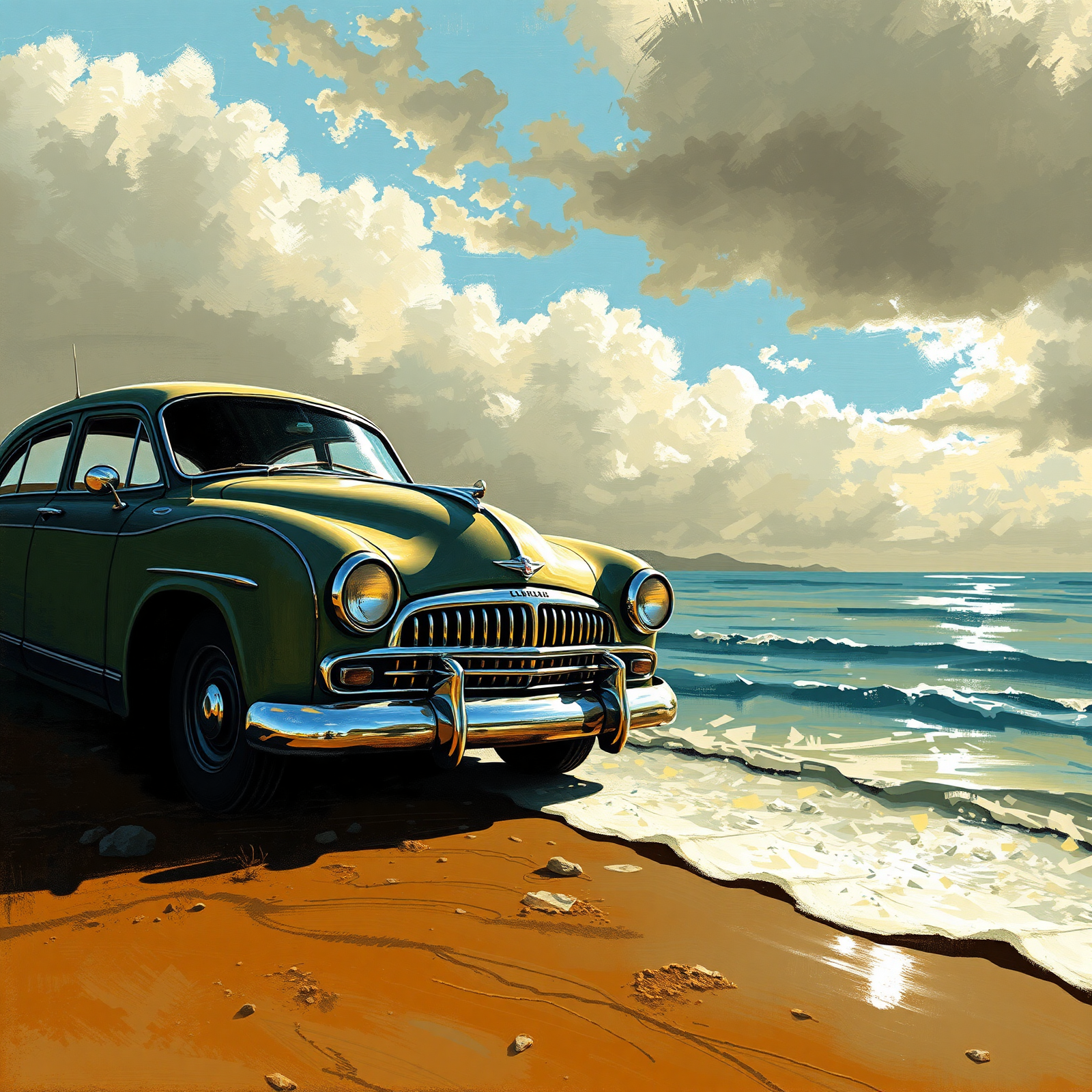 Classic Contemplation by the Sea view 2