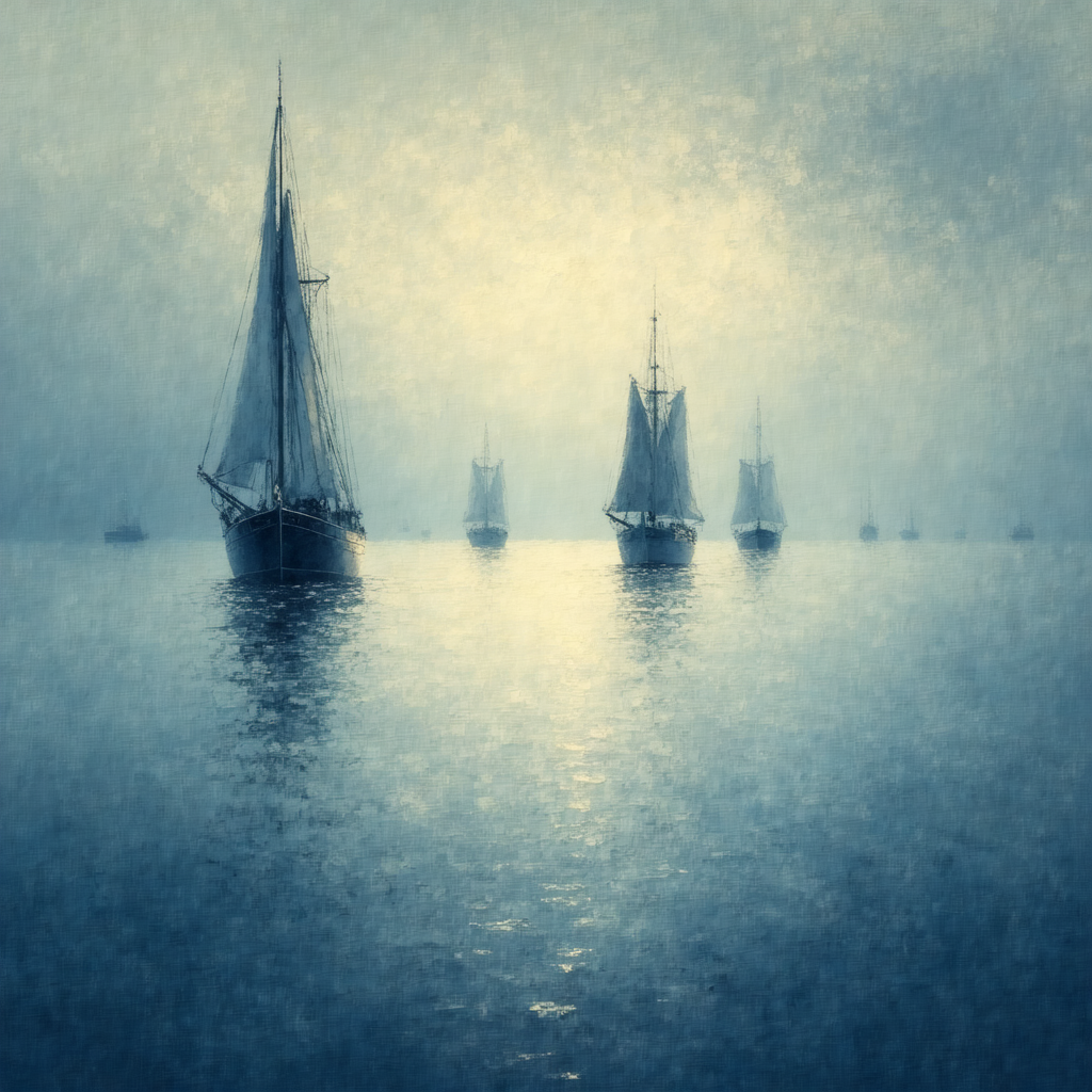 Silent Voyage at Dawn view 2