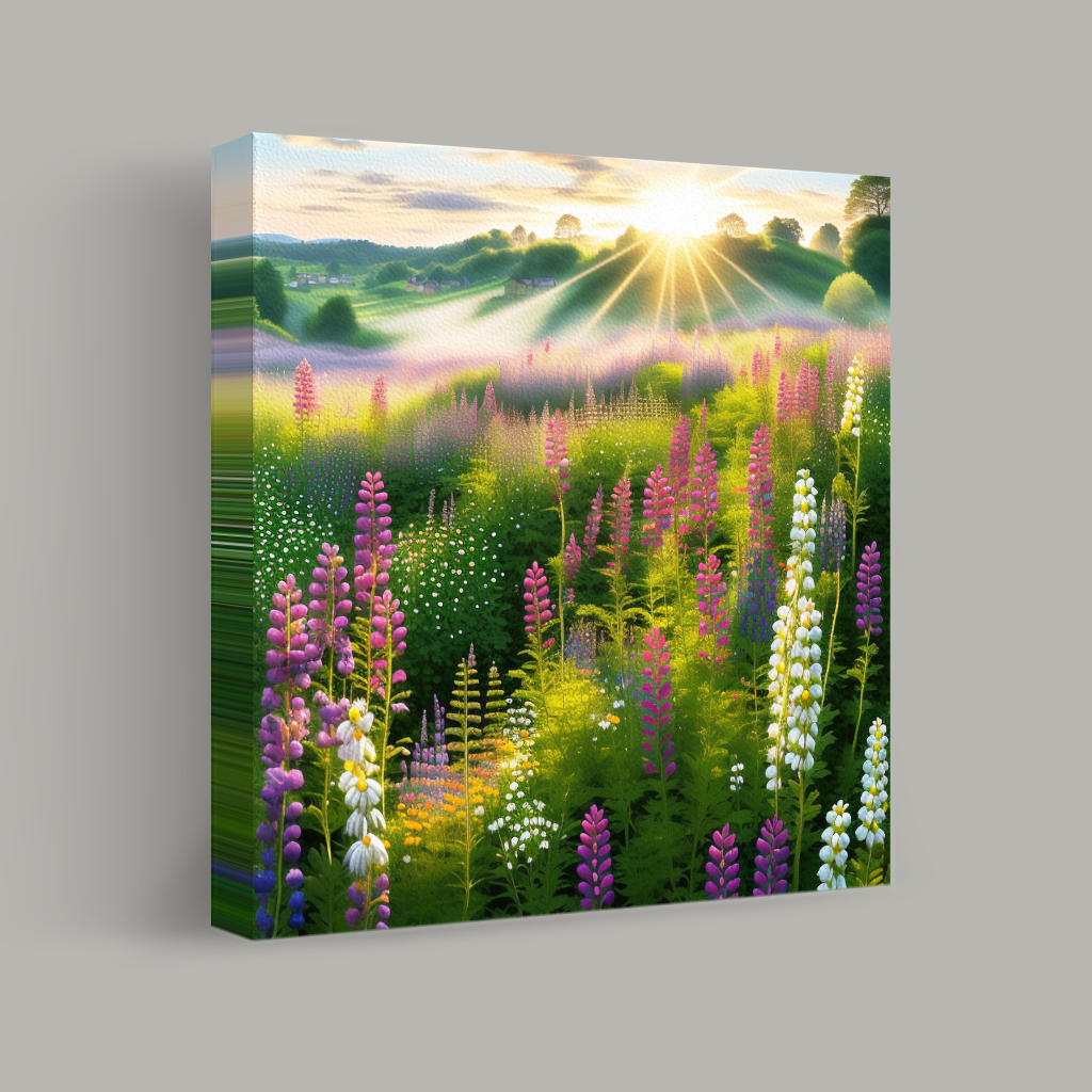 Awakening in the Lupine Valley view 1