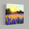 Sunset Over Lavender Fields thumbnail 1