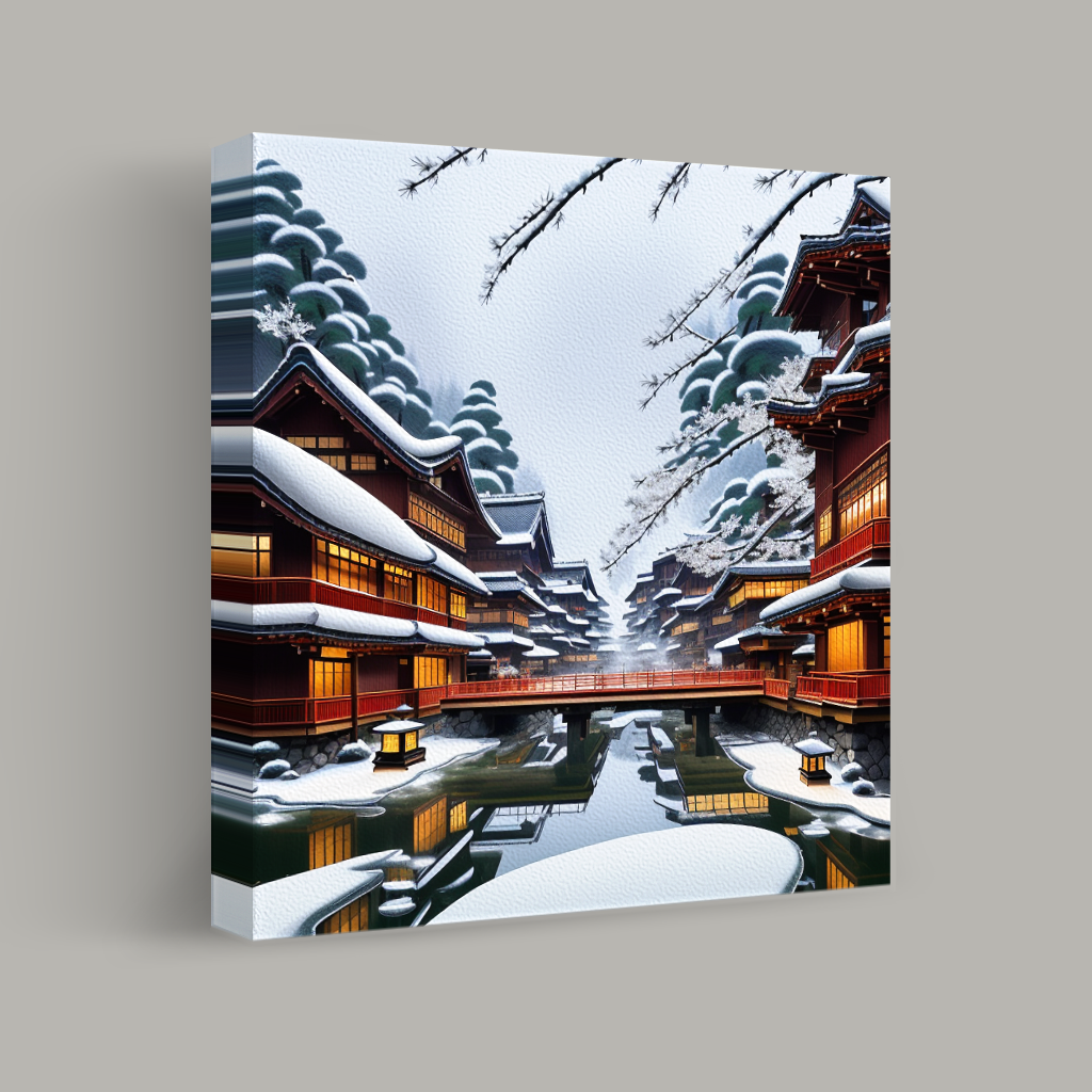 Serenity of Snowbound Reflections view 1