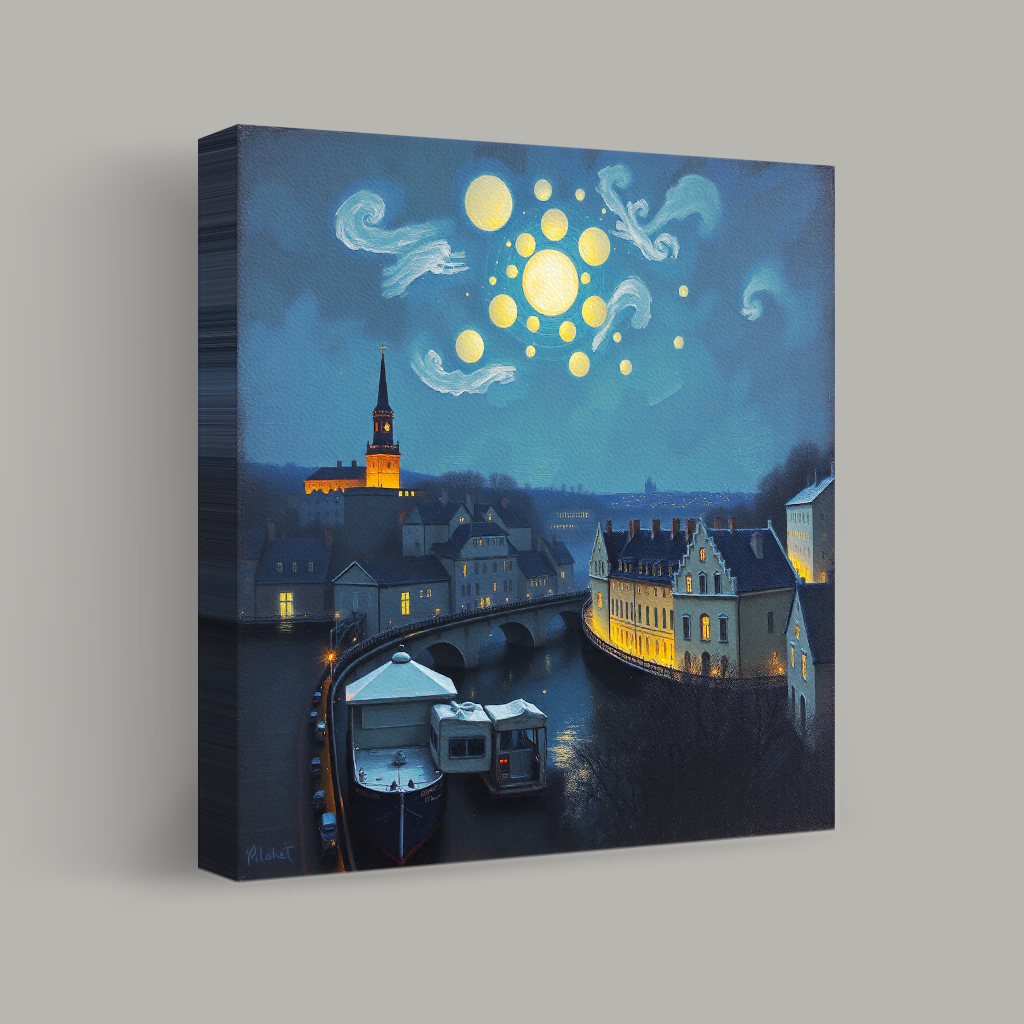 Night Over the Canals view 1