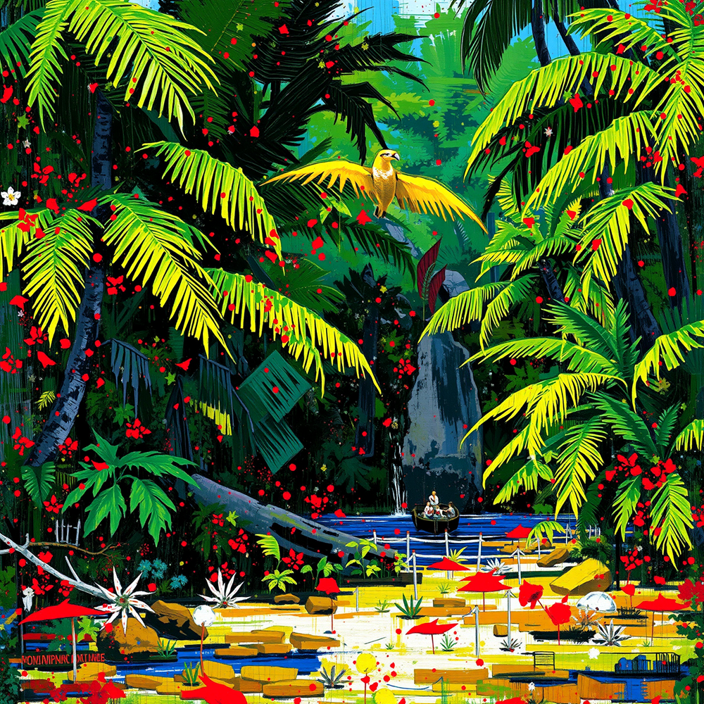 Journey Through the Lush Canopy view 2