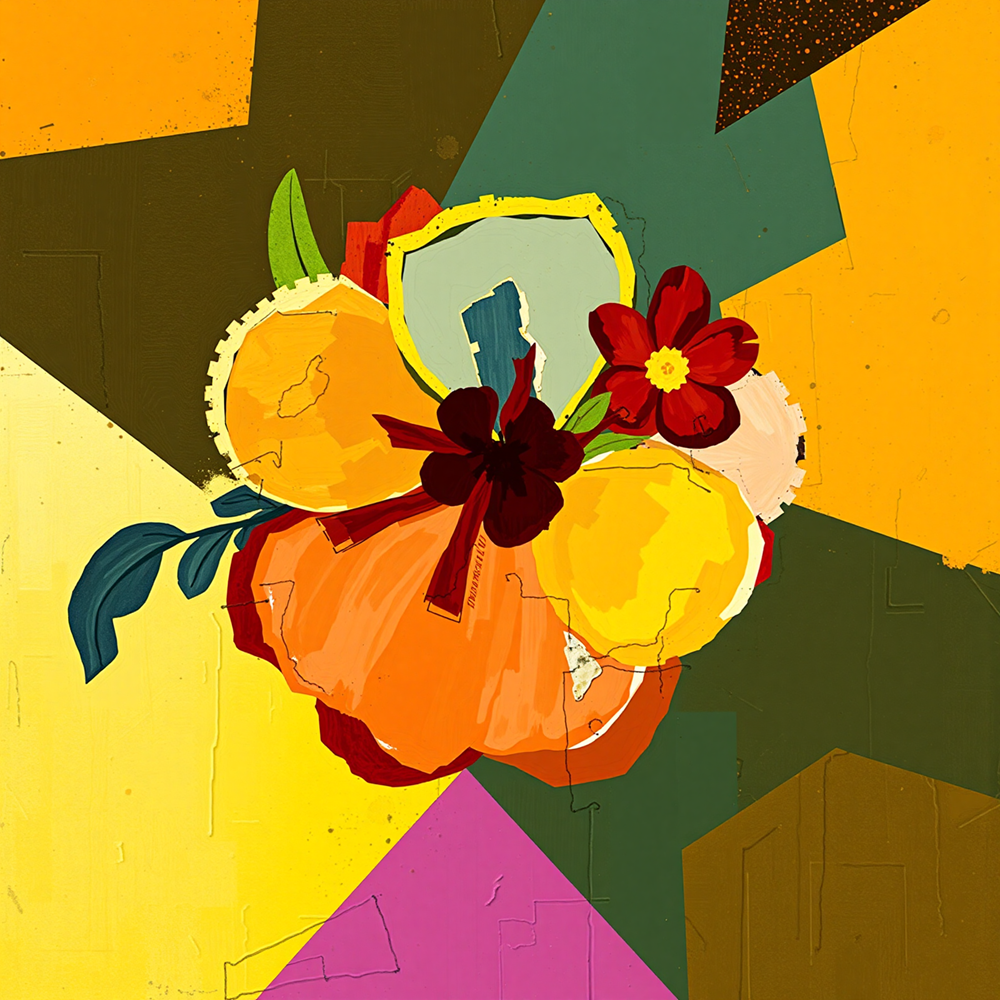 Colours of Geometric Bloom view 2
