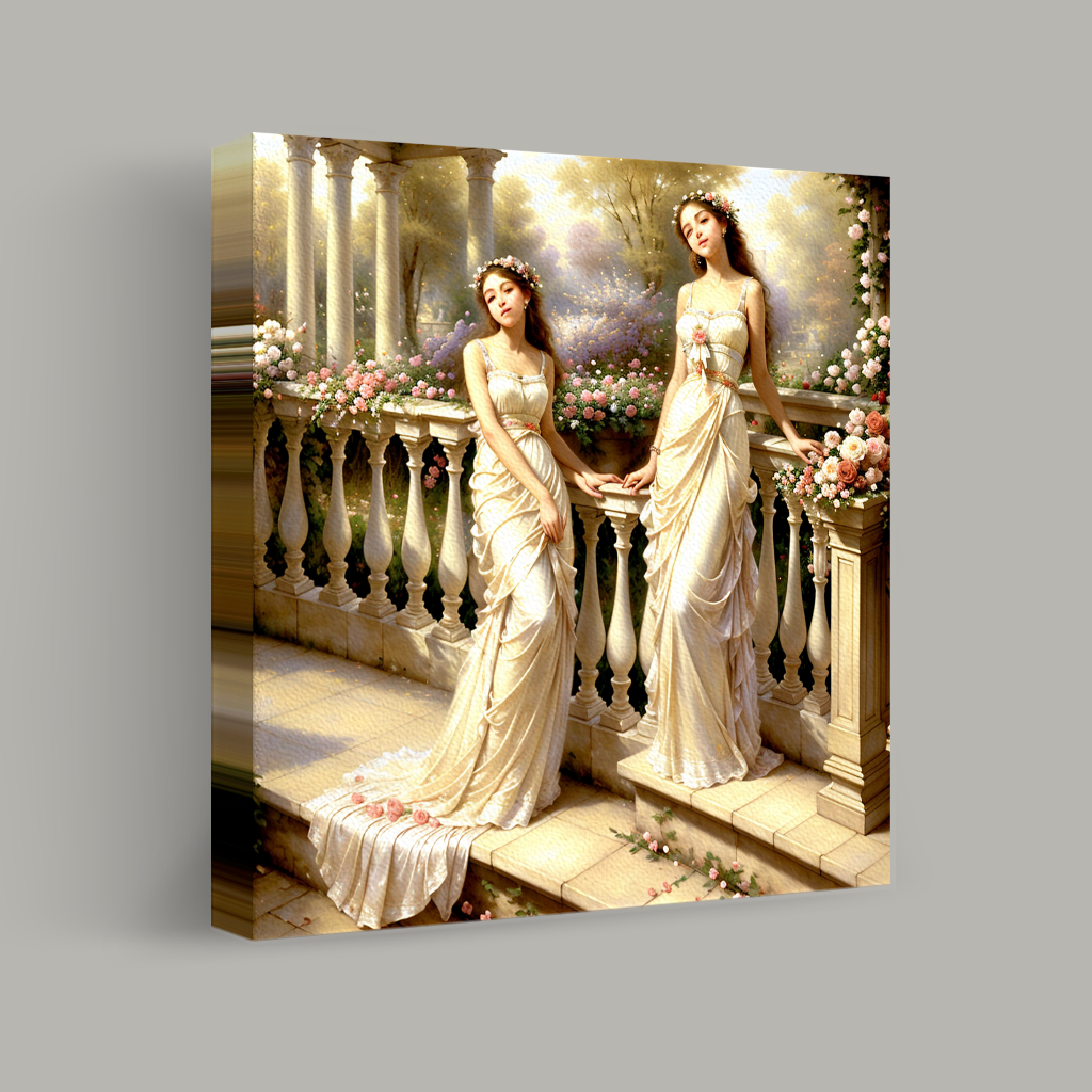 Elegance Amidst Blossoms view 1