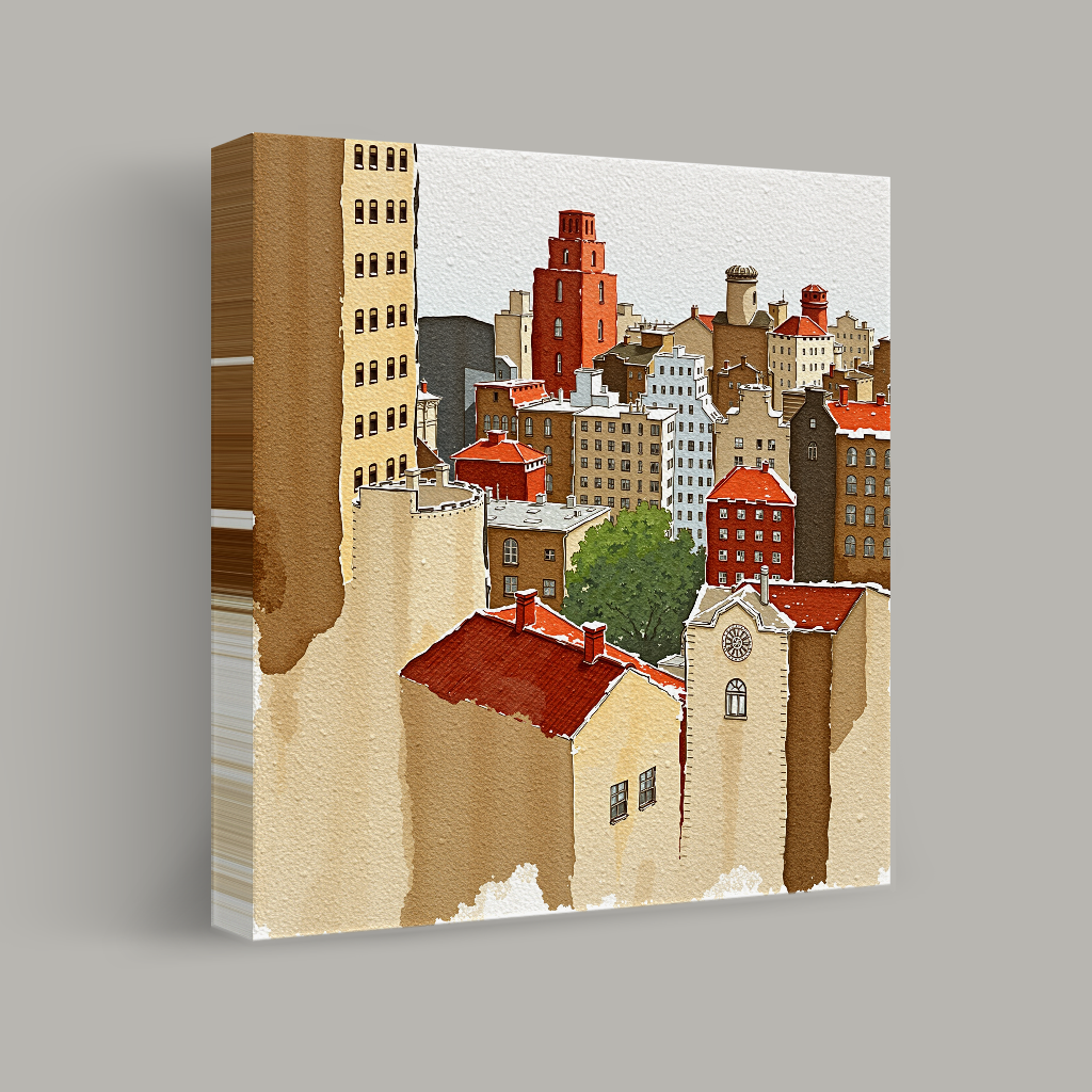 Rooftops of the Old Town view 1