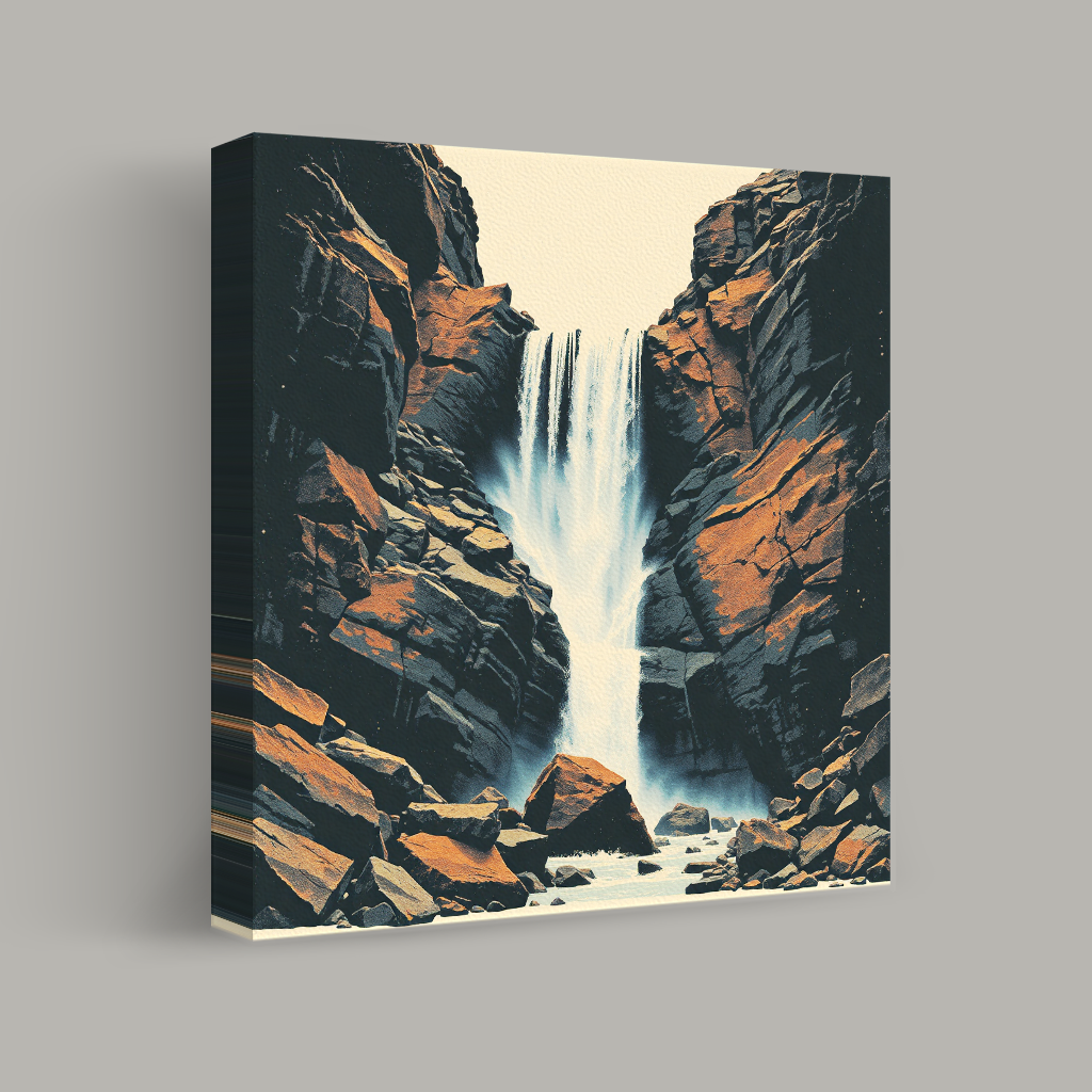 Cascade Among the Rocks view 1