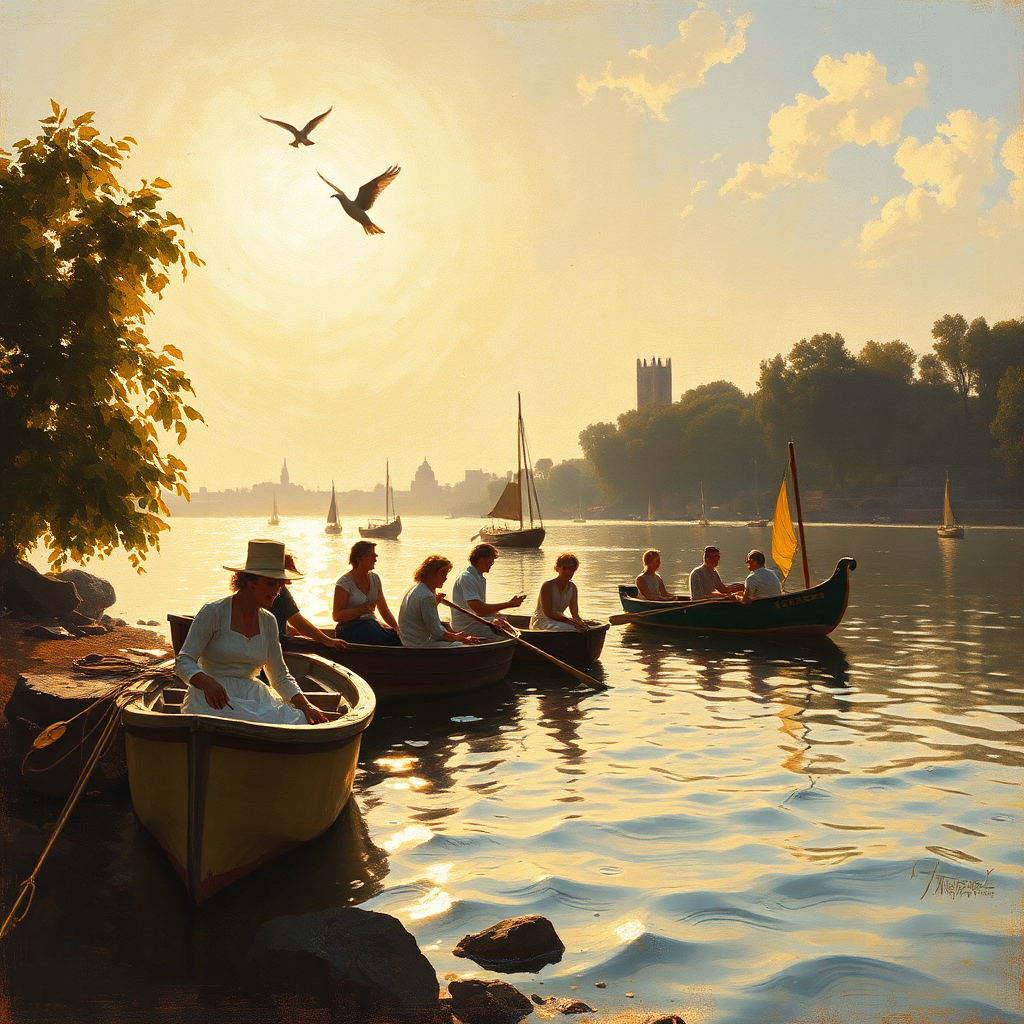 Afternoon Serenity by the River view 2