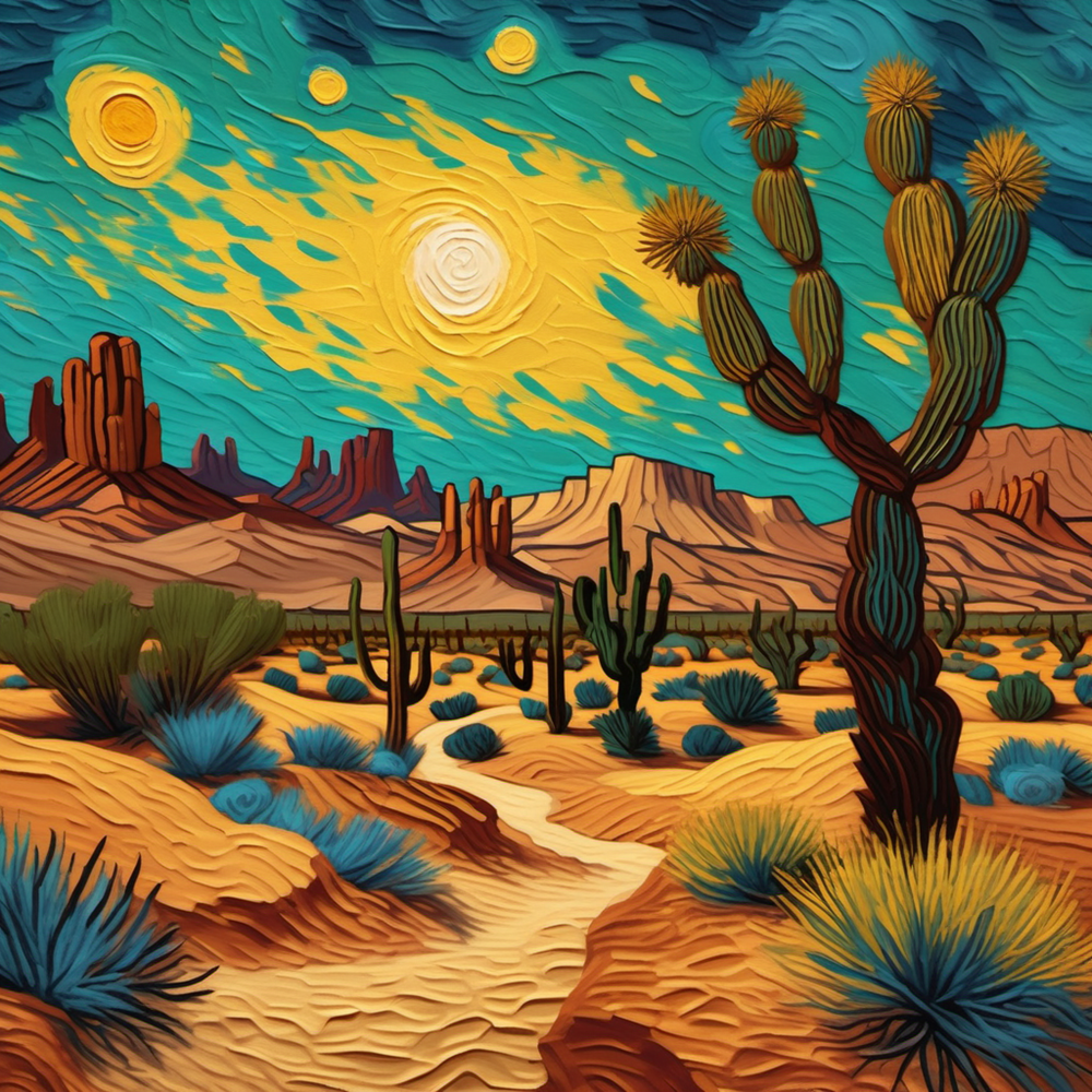 Sunlit Dreams of the Desert view 2