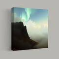 Aurora Over the Misty Peaks thumbnail 1
