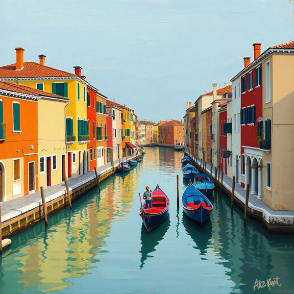 Canals of Colorful Serenity