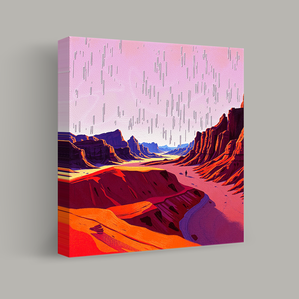 Journey Through the Crimson Canyon view 1