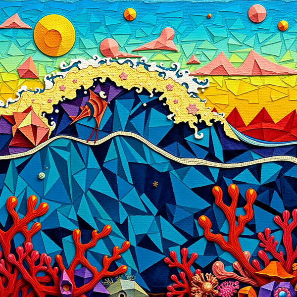 Geometric Ocean and Sky