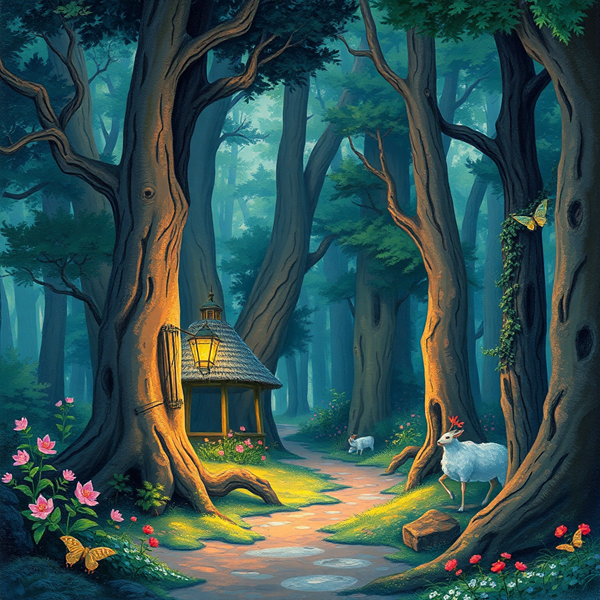 Sentier de la forêt enchantée