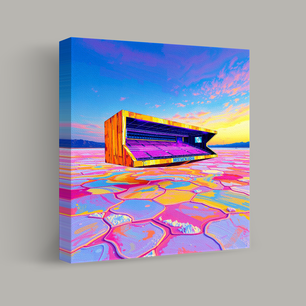 Vibrant Arena on the Salt Flats view 1