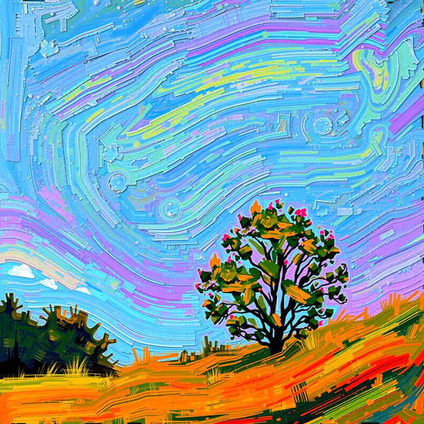 Whispering Fields Under the Cosmos