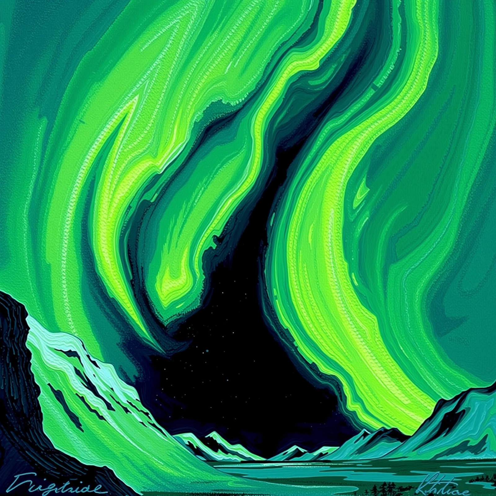 Dance of the Northern Lights view 2