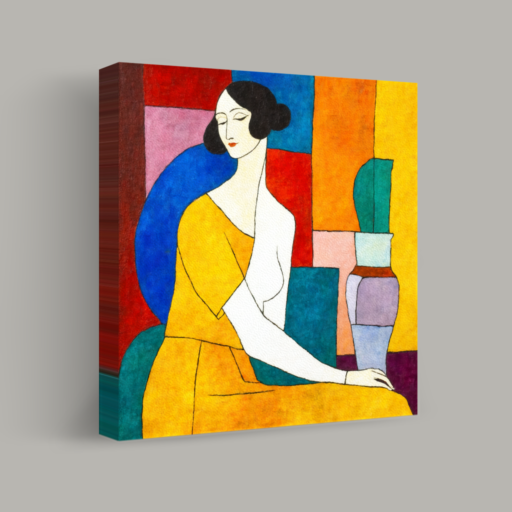 Elegance in Color Blocks view 1