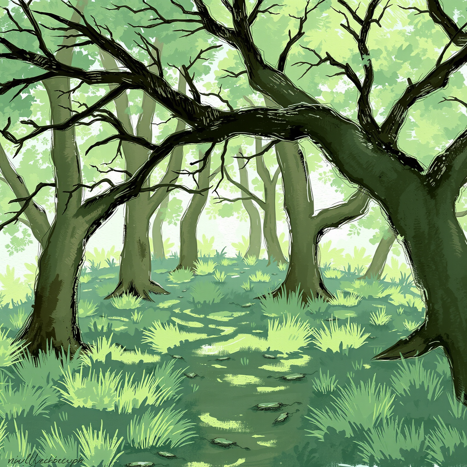 Whispering Canopy Path view 2