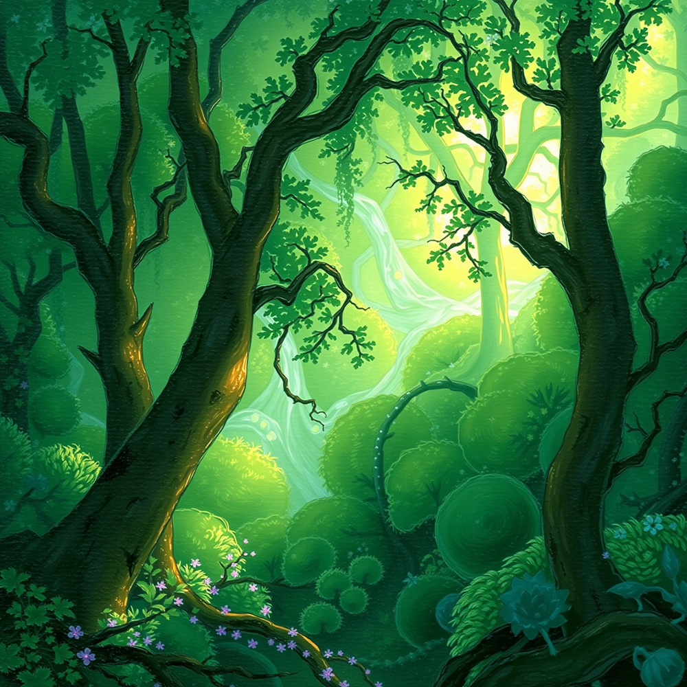 Enchanted Forest Pathway view 2