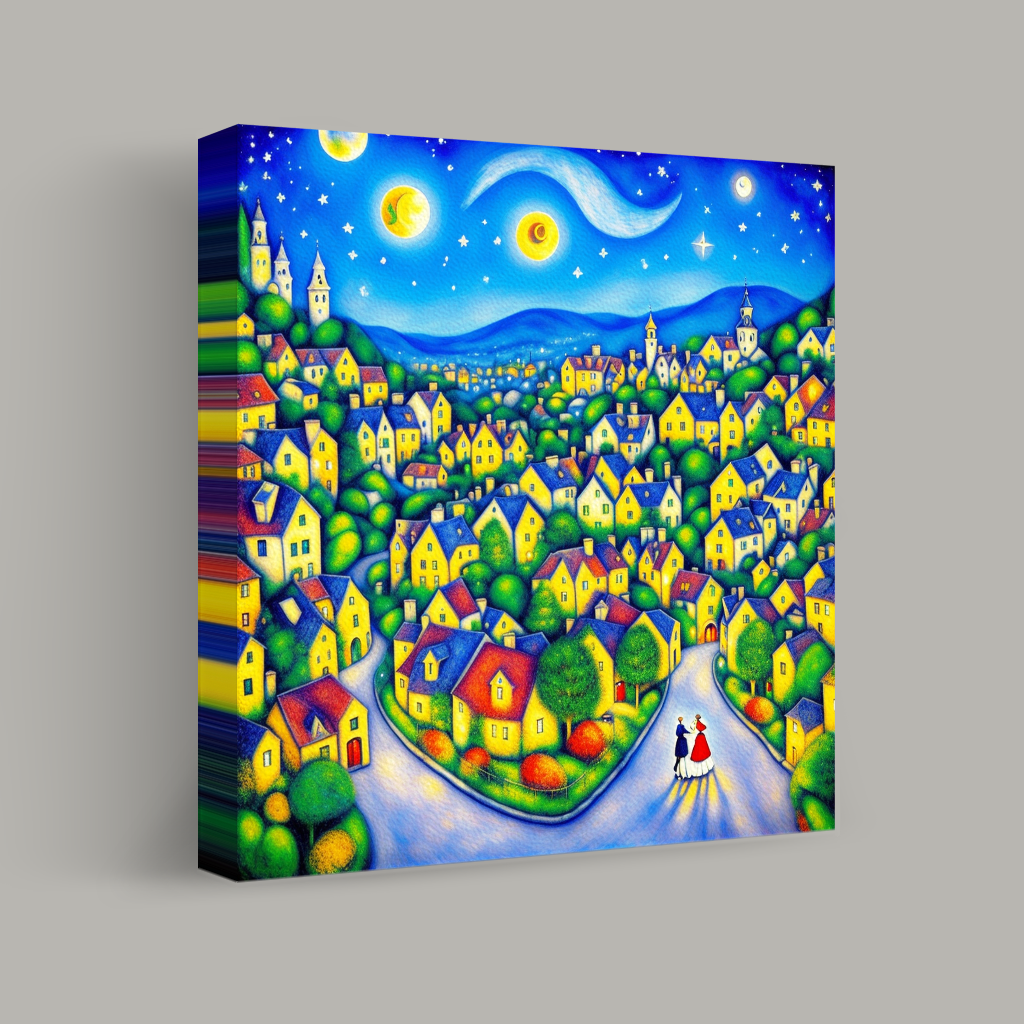 Starlit Village Whimsy view 1