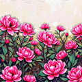 Blooming Peonies Artwork thumbnail 2