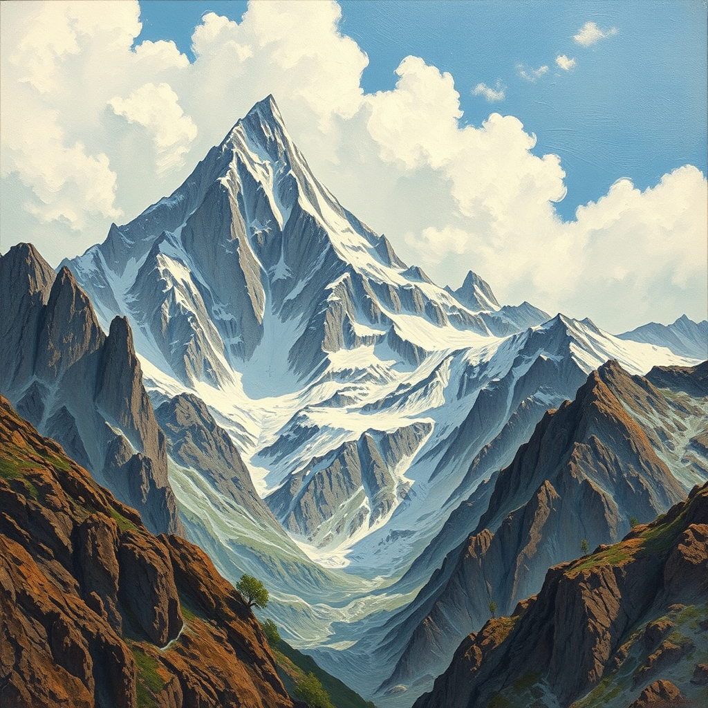 Majestic Peaks Reach the Sky view 2