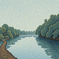 Reflections on a Serene River thumbnail 2