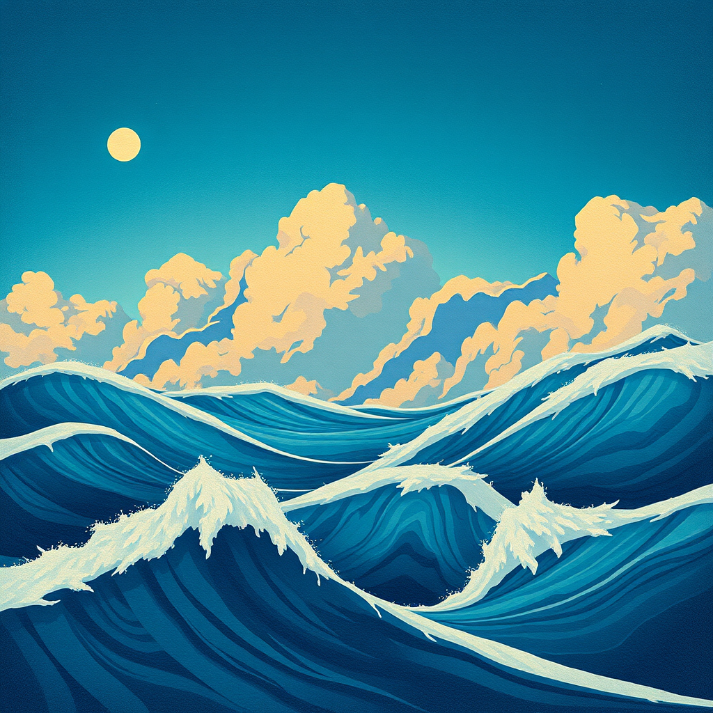 Dance of the Azure Waves view 2