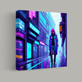 Neon Wanderer in the Rain thumbnail 1