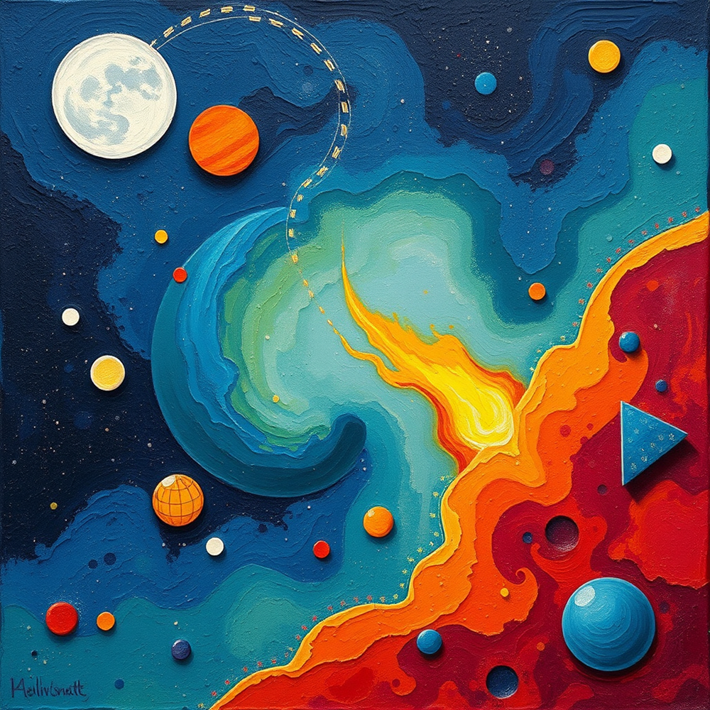 Celestial Dance of Colors view 2