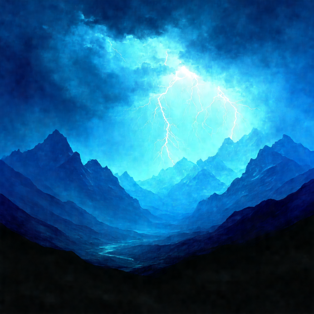 Storm Over the Mountains view 2