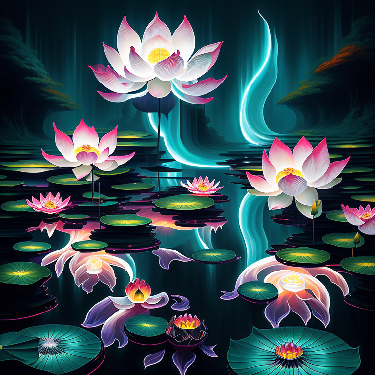 Enchanted Lotus Pond view 2