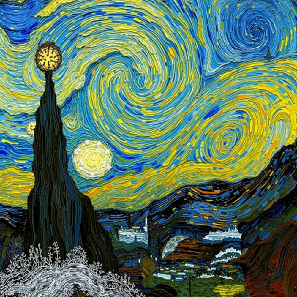 Whirling Night Skies view 2