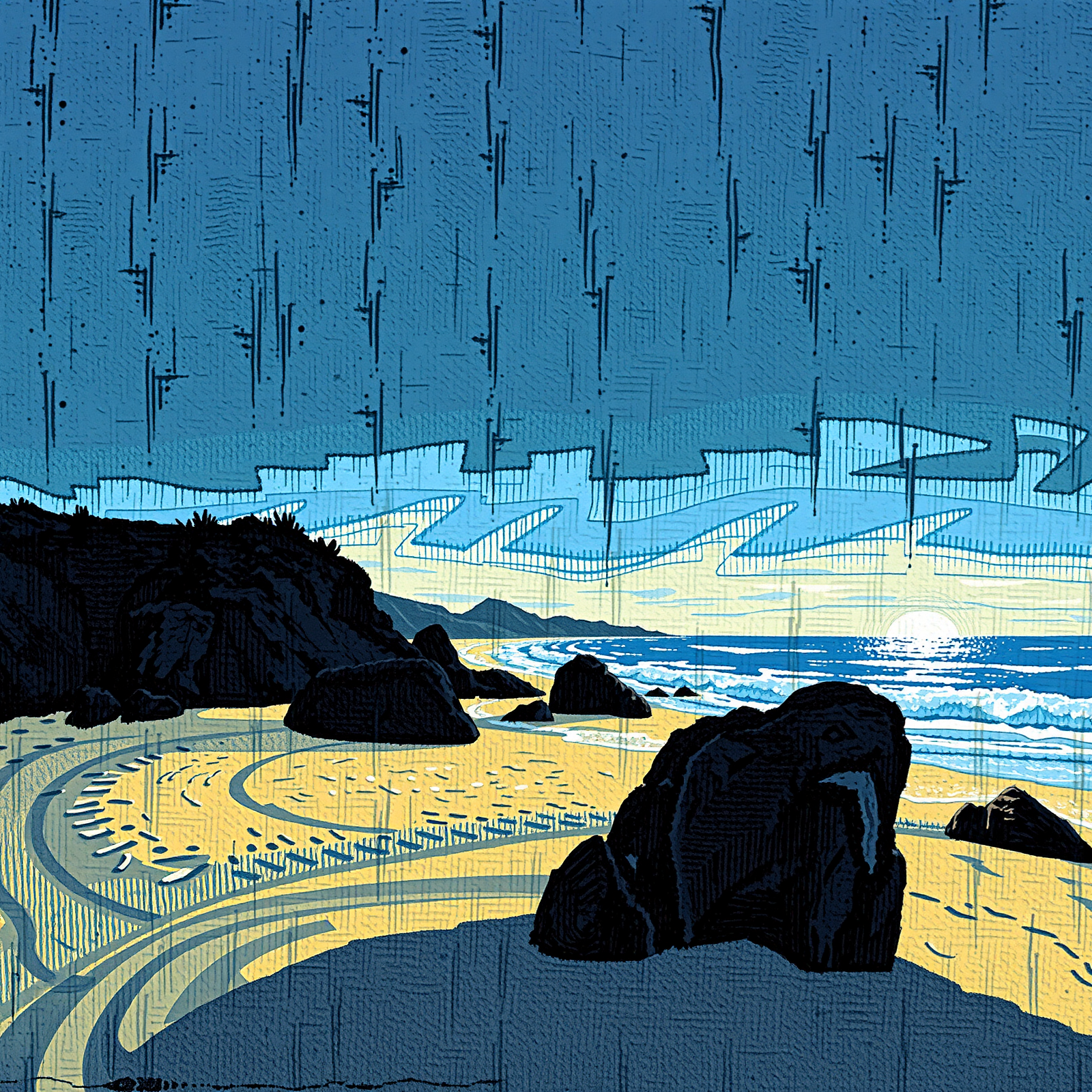 Coastal Reverie at Dusk view 2