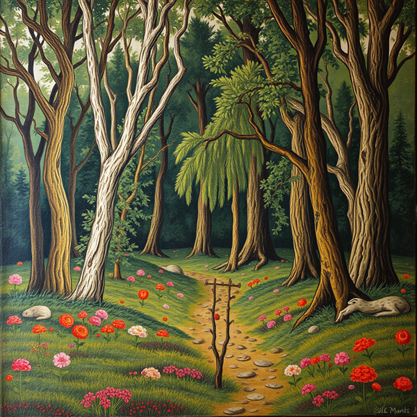 Enchanted Woodland Pathway