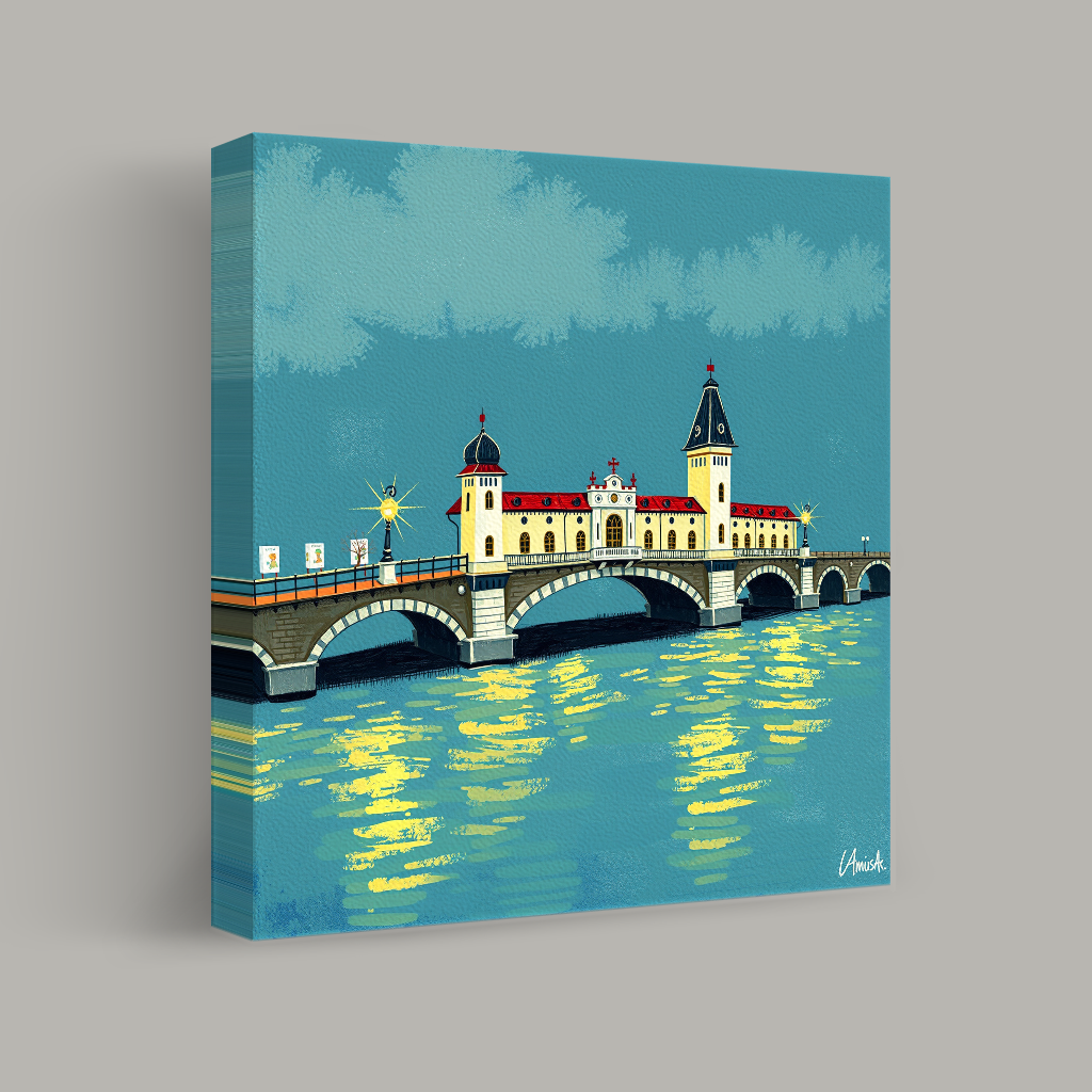 Reflections on a Timeless Bridge view 1