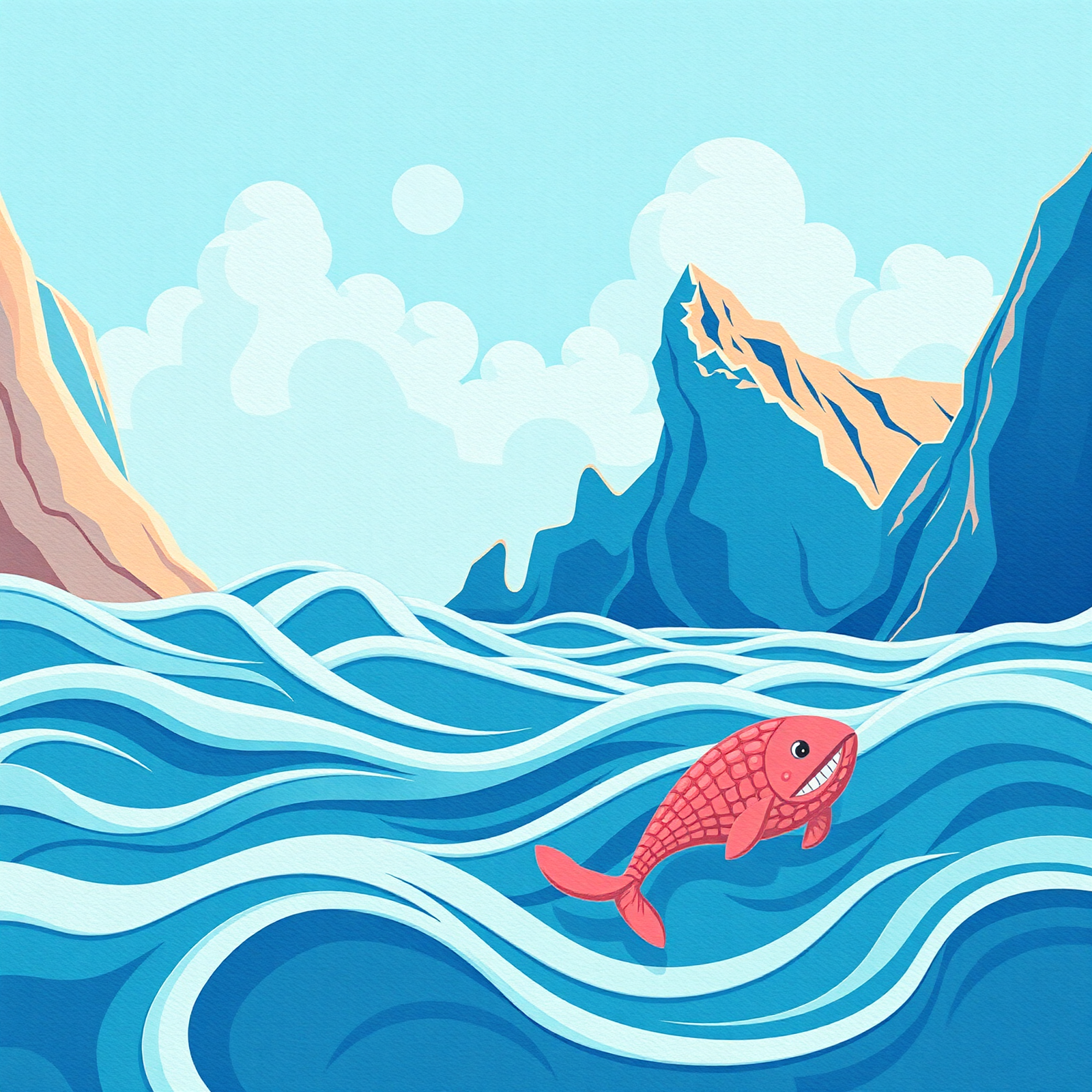 Journey of the Crimson Fish view 2