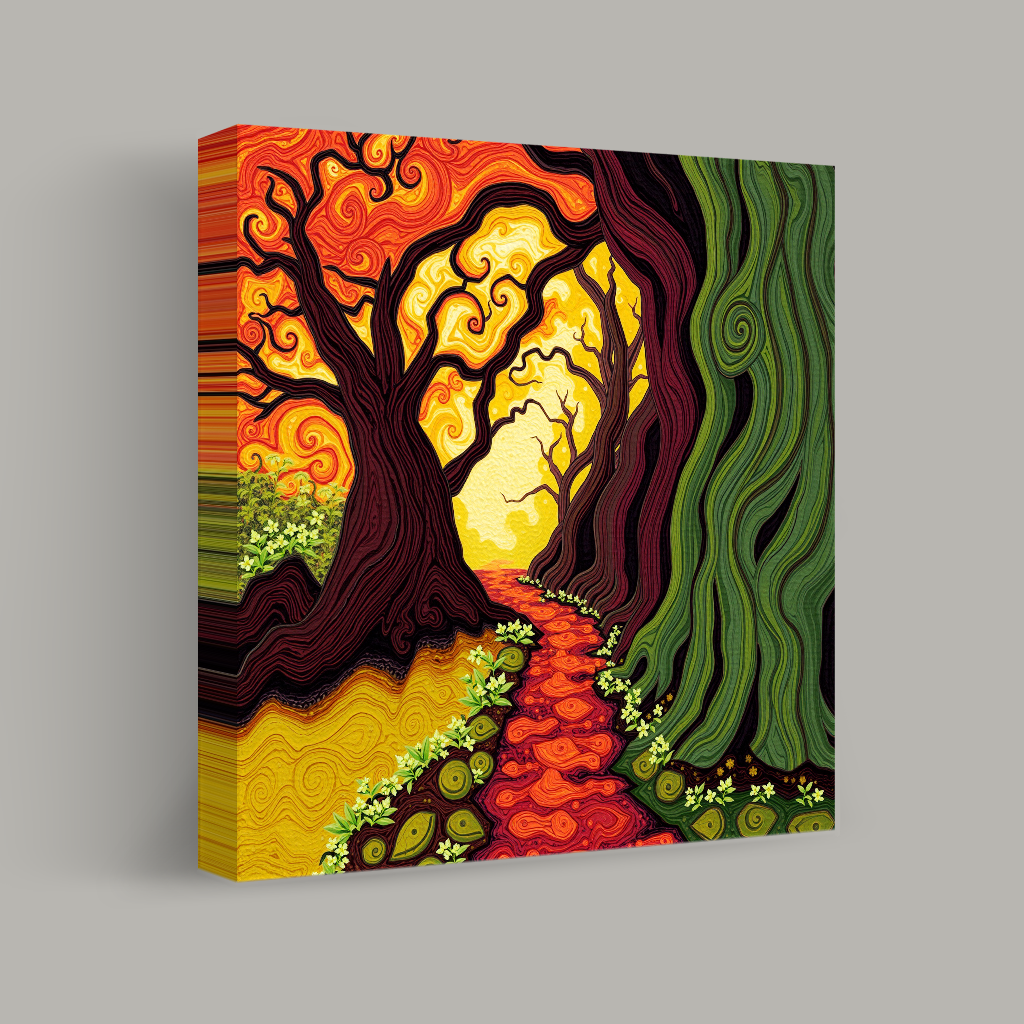 Enchanted Pathway at Dusk view 1