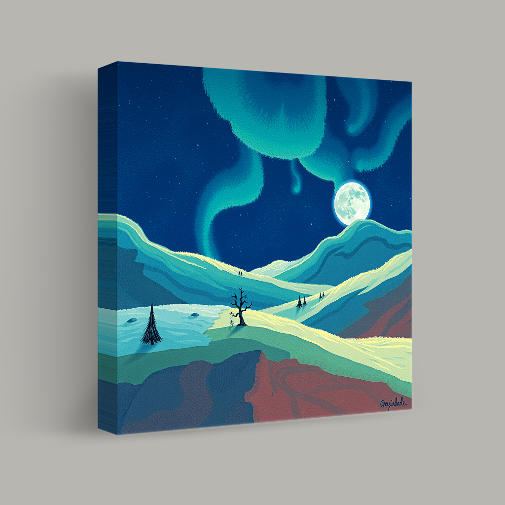 Moonlit Wilderness view 1