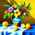 Vibrant Still Life in Sunlight thumbnail 2