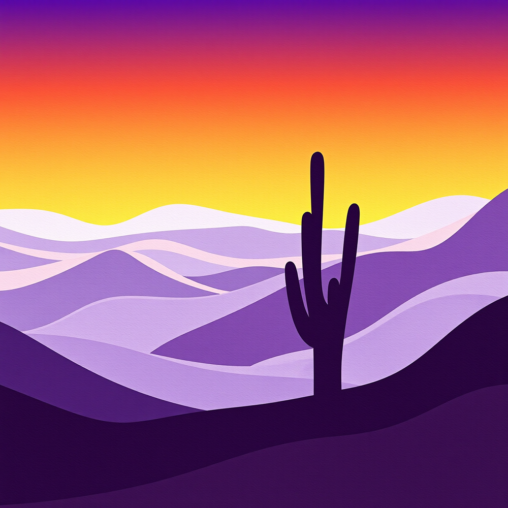 Twilight in the Desert view 2