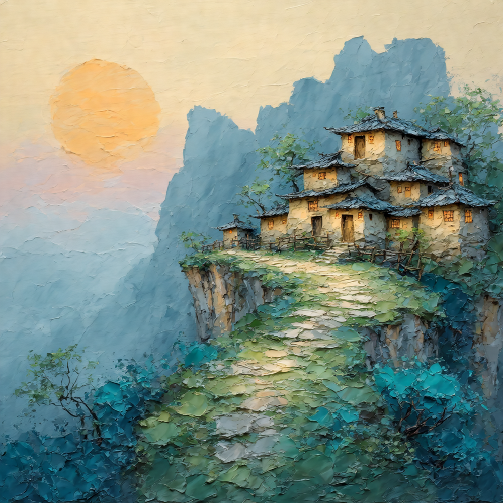 House Above the Cliffs view 2